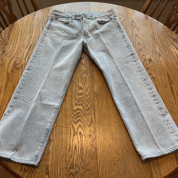 R13 Designer Boyfriend Jeans in Sunfade Mauve (Gray) Size 30 EUC Crop Italy - Picture 4 of 15
